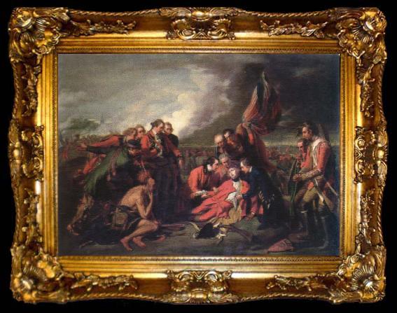 framed  Benjamin West the death of general wolfe, ta009-2